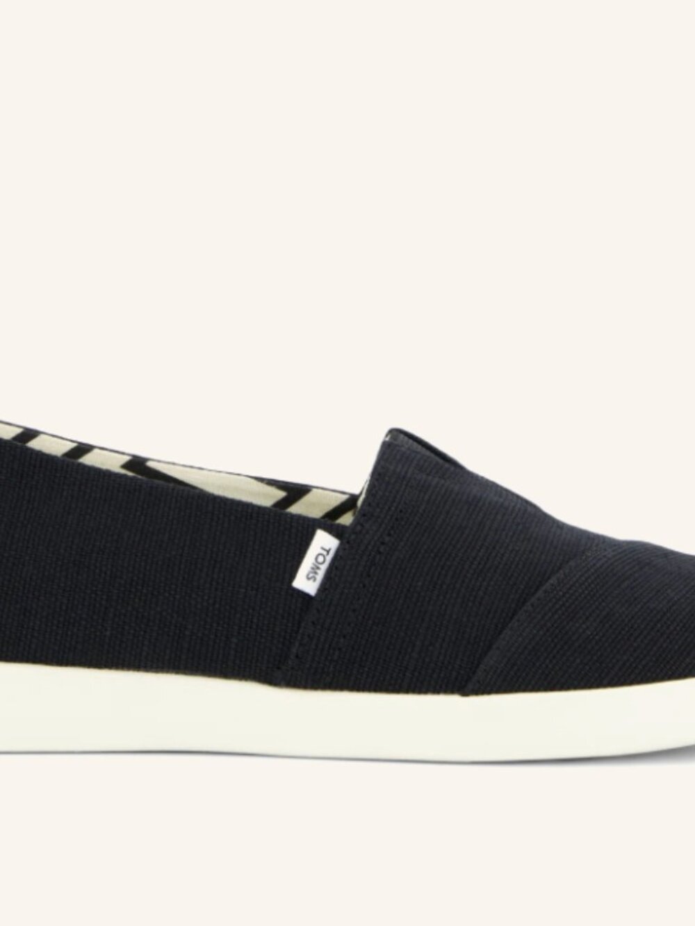 Toms Alpargata Plus Black Heritage Canvas